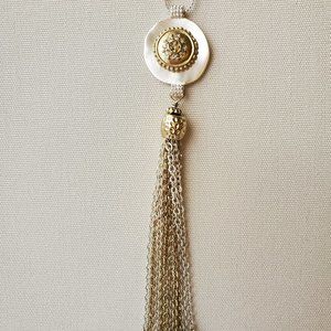 Chico's Silver and Gold Necklace